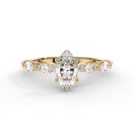 Marquise Majesty Lab Grown Diamond Engagement Ring
