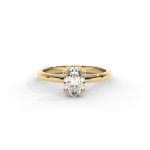 Eternal Elegance Natural Diamond Solitaire Engagement Ring