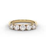 Harmony Round Natural Diamond Engagement Ring