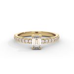 Virtue Emerald Lab Grown Diamond Engagement Ring