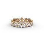 Victorian Allure Natural Diamond Eternity Ring