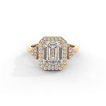Gilded Grandeur Lab Grown Diamond Engagement Ring