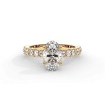 Elysium Oval Lab Grown Diamond Engagement Ring